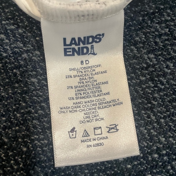 Lands End tankini swim top - Picture 2 of 4